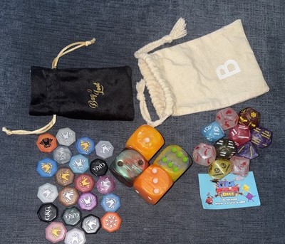 Gate Keeper Games Mystery Dice Lot - Rolling Realms Epic d6 & Catan Promo