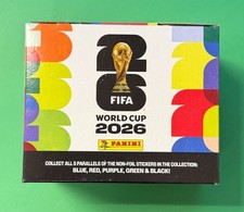 2026 Panini FIFA World Cup Sticker US Sealed Box 25 Packs Packets