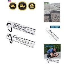 Roof Shingle Gauge 2Pcs Roofing Measuring Tool Asphalt Shingle Thickness