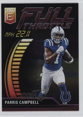2023 Panini Donruss Elite Full Throttle Pink Parris Campbell #FT-PC 0qr2