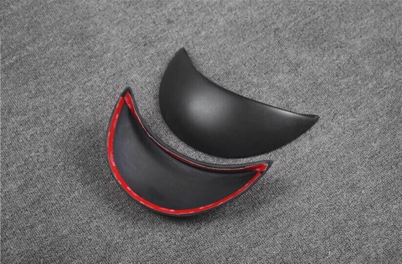 For Volkswagen Beetle 1998-2010 Matte Black Front Headlight Lamp Cover Trim 2PCS — 第 3/4 张图片