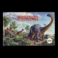 Vintage 1966 DINOSAURS Brooke Bond Album #5 with Complete Red Rose Tea Card Set