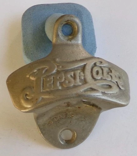Vintage Pepsi Cola Wall Mount Starr X Brown Company #80 Bottle Opener