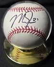 Mike Trout Signed Autographed Official MLB Baseball PSA DNA COA Angels MVP
