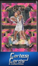 Crystal Dangerfield 2024 Panini Select WNBA #35 Prizms Pink Ice Sparks