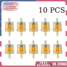 10 Pcs Motor Inline Gas Oil Fuel Filter Small Engine Fit For 14 516 Line Us