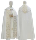 Cream Gothic Cope with stole Vestment Capa pluvial Crema Piviale K020K