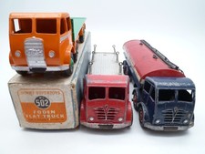 VINTAGE DINKY TOYS 502 504 505 FODEN TRUCKS x3 FOR RESTO / ONE ORIGINAL BOX 1950