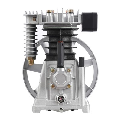 Luftkompressor blanke Pumpe Motorkopf 3 PS Kolben Doppelzylinder 2,2 kW 250 l/min UK