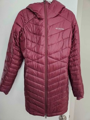 Columbia Women's Omni Heat Puffer Jacket, Size M, Maroon, Excellent Condition