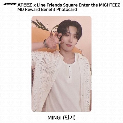 ATEEZ LINE FRIENDS Enter the Mighteez POP-UP MD Reward Benefit