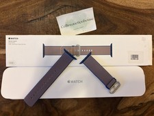 Apple Watch Band 42mm Royal Blue Woven Nylon 44/45/46/49mm Authentic 