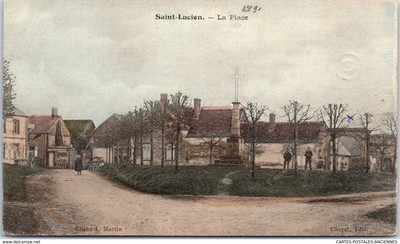 28 SAINT LUCIEN - la place du village