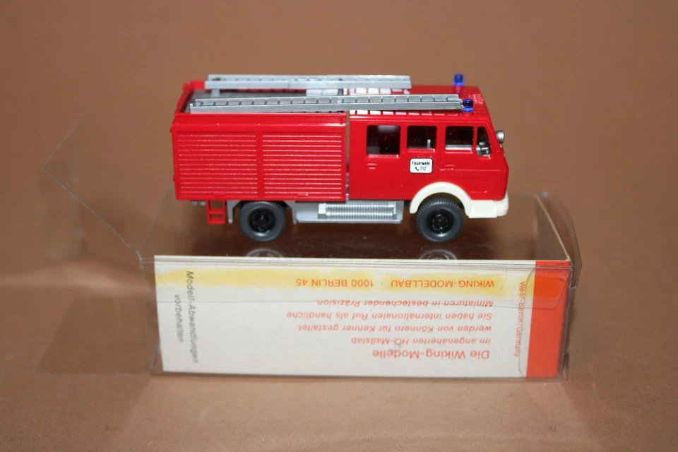 Wiking  20616 Modellauto 1:87 MB Löschgruppenfahrzeug  LF 16 112 Feuerwehr  OVP - Bild 2 von 4