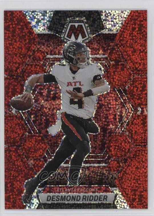 2023 Panini Mosaic Red Sparkle Prizm Desmond Ridder #6 8d3