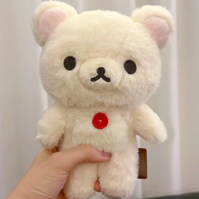 Rilakkuma Plush Doll Long Hair Series Soft Kawaii Bear Stuffed Animal Toy