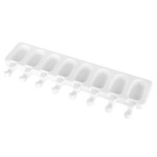 8 Cavity Ice Cream Makers Thick Material Silicon Cube Tray With White