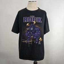 1998 WWF The Rock L Brahma Bull T Shirt Can You Smell What Rock Is Cooking RARE