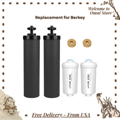 Water Filter Replacement 2 Carbon 2 Fluoride Compatible Gravity Filter System