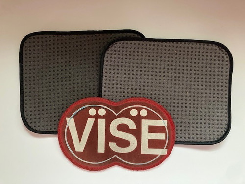 Red Vise Shammy Pad and 2 Unbranded Gray/Black Microfiber Pads - USED