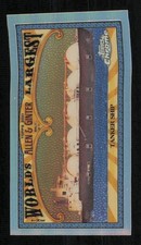 2021 Topps Allen and Ginter Chrome Mini Worlds Largest #MWL13 Tanker Ship