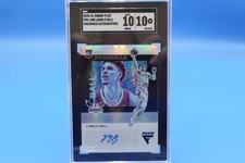 2020-21 Flux Freshman Autographed Lamelo Ball RC Auto SGC 10 GEM MINT Auto 10