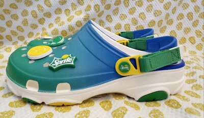 Crocs Coca-Cola Sprite All Terrain Clogs Sandalen Herren Größe 9uk selten neu Sommer 