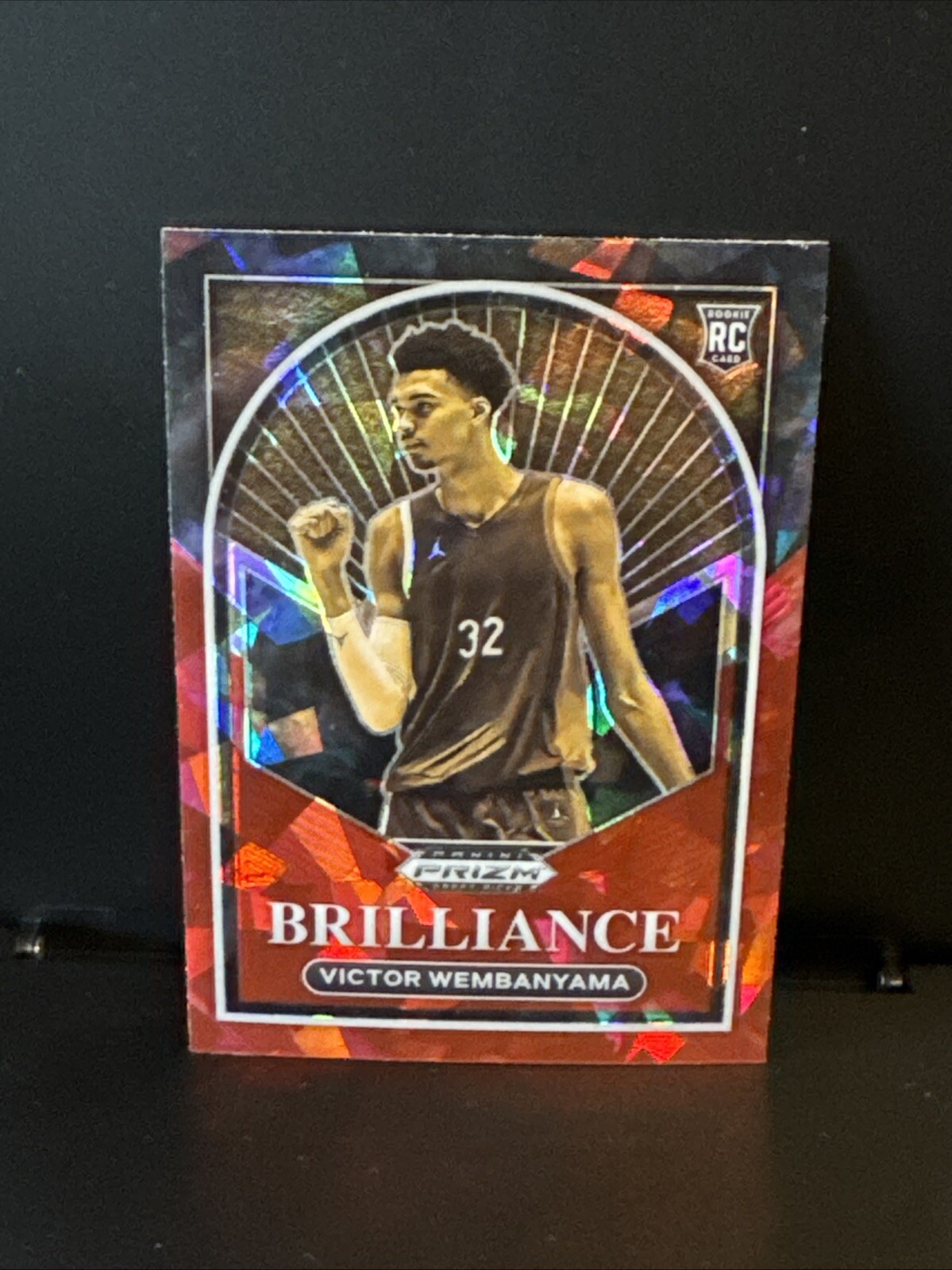 2023 Panini Prizm Draft Picks #1 Brilliance Victor Wembanyama RC Red Ice Prizm