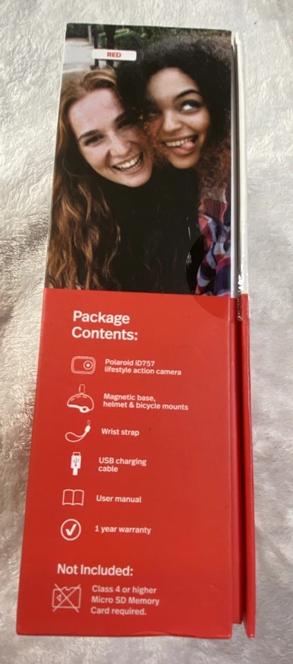 Polaroid iD757 Sport Action Waterproof Camcorder HD Video Camera - NEW OPEN - Image 4 of 4