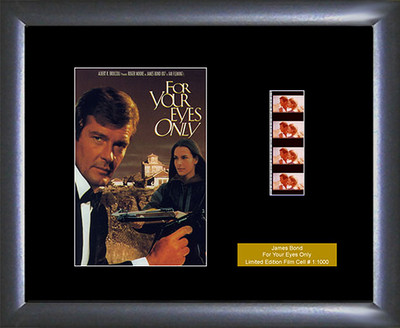 Roger Moore memorabilia James Bond For your Eyes Only Film Cell Limited