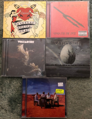 Rock & Metal CDs, lot of 5, Wolfmother, Muse, Queens of the Stone Age