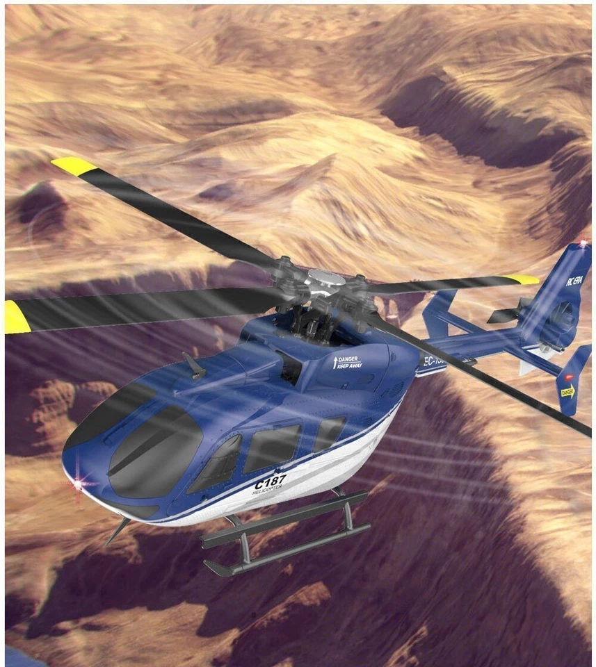 C187 2.4G 4CH 1:48th 6-Axis Gyro RC Electric Flybarless Remote Stunt Helicopter - Image 3 of 4