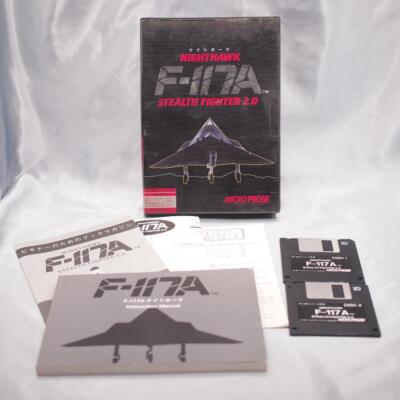 NIGHTHAWK F-117A  PC-9801 3.5''2HD PC98 Not Tested Japan PC game