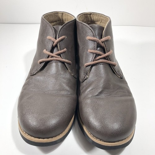 Chukka Ankle Boots Brown Lace Up Kids 