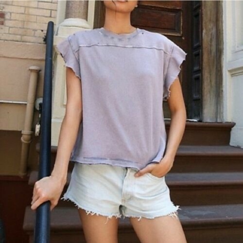People Warrior Oversized Burnout Tee 