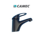 Caravan Fixed Basin Mixer Tap with 110mm Spout Black Finish Watermark Rated
