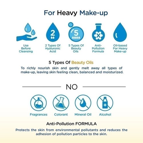 HADA LABO Hydrating Cleansing Oil 200ml | Deep Clean & Makeup Removal - Picture 5 of 7