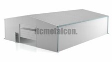 Isolierte Stahlhalle 10x10x3,3 sk 85kg Industriehalle Lagerhalle Gewerbehalle
