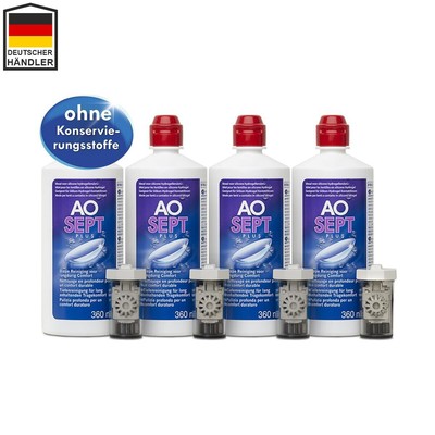 AOSept Plus 1x 2x 4x 5x 360ml 90ml Vorratspack Systempack Reisepack