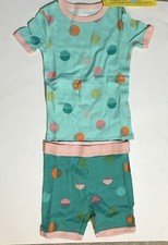 Cat  Jack 2pc Polka Dot Tight Fit Cotton Pajama Set - Girl's Size 4 NEW