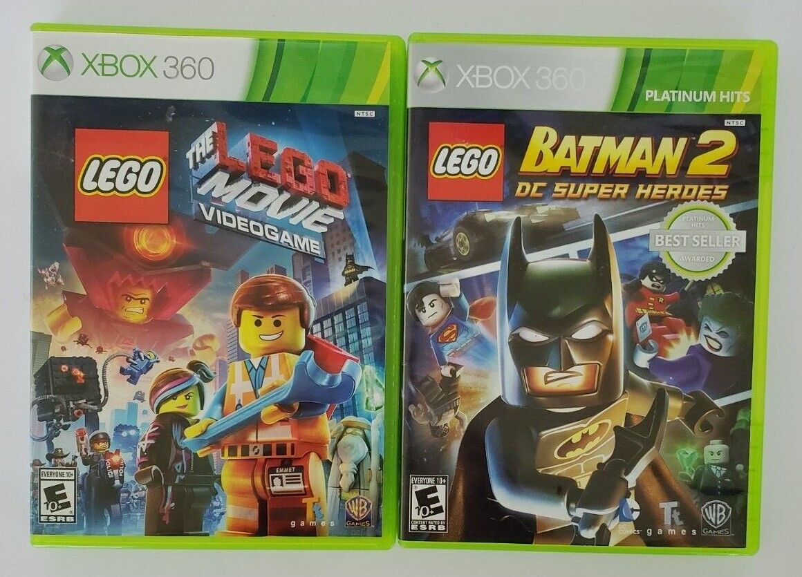 Jogos Xbox 360 transferência de Licença Mídia Digital - LEGO BATMAN 1 + LEGO  BATMAN 2