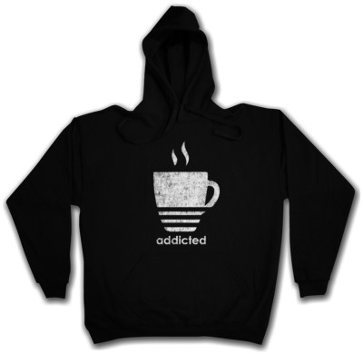 COFFEE ADDICTED HOODIE Love Café Kaffee