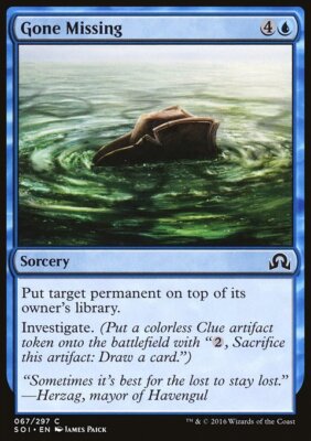 MTG Magic the Gathering Gone Missing (67/356) Shadows over Innistrad LP