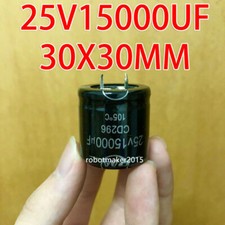 2 Pins 15000uf 15000mfd 25V 30 40 Electrolytic Capacitor For DIY Repair