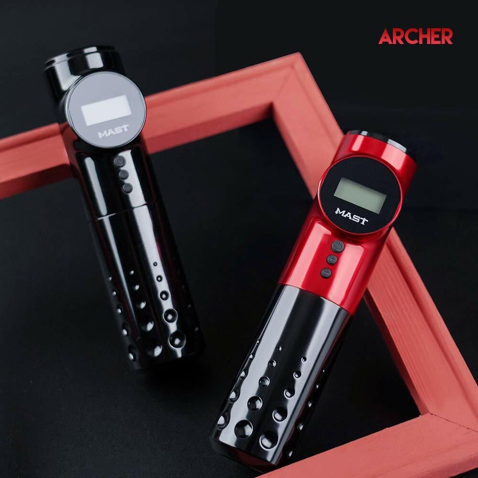 Vlad Blad Shader Tattoo Machines Mast Archer Wireless Tattoo Machine Rotary Pen - 2000mAh Battery, Liner & Shader Gun Mast Fold Pro 2 - Foto 7