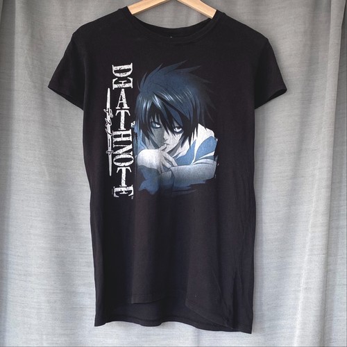 Tee-shirt bébé vintage 2005-07 Shonen Jump Death Note L Lawliet (sous licence officielle) - Photo 1 sur 4