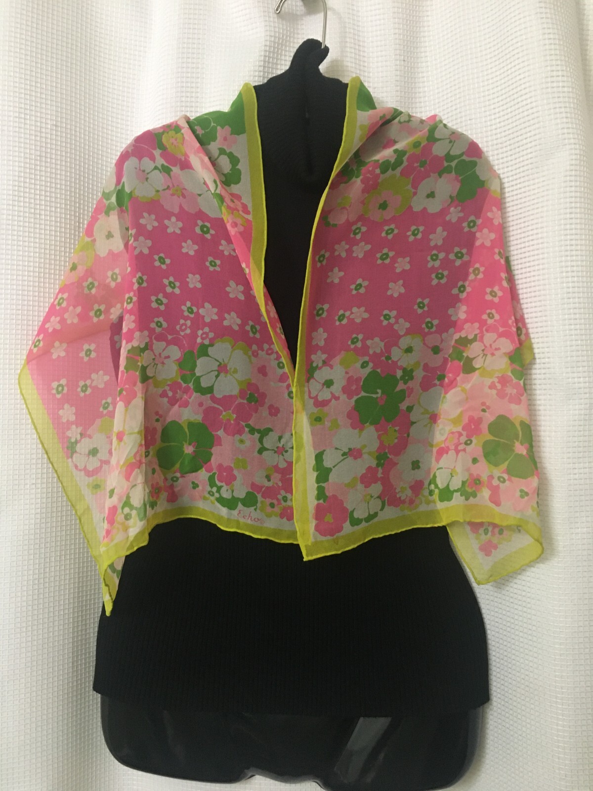 Echo100 % Silk Scarf Rectangle 44