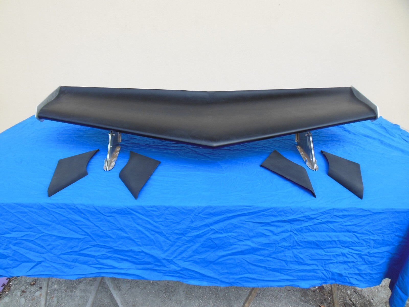 Lamborghini Countach 2Valv rear Wing Complete 9pc FRP Composite No Rust Made USA