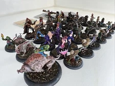 Lot 38 of Wyld Malifaux Model Figurines, "Hand Painted" 32mm Scale Miniatures.