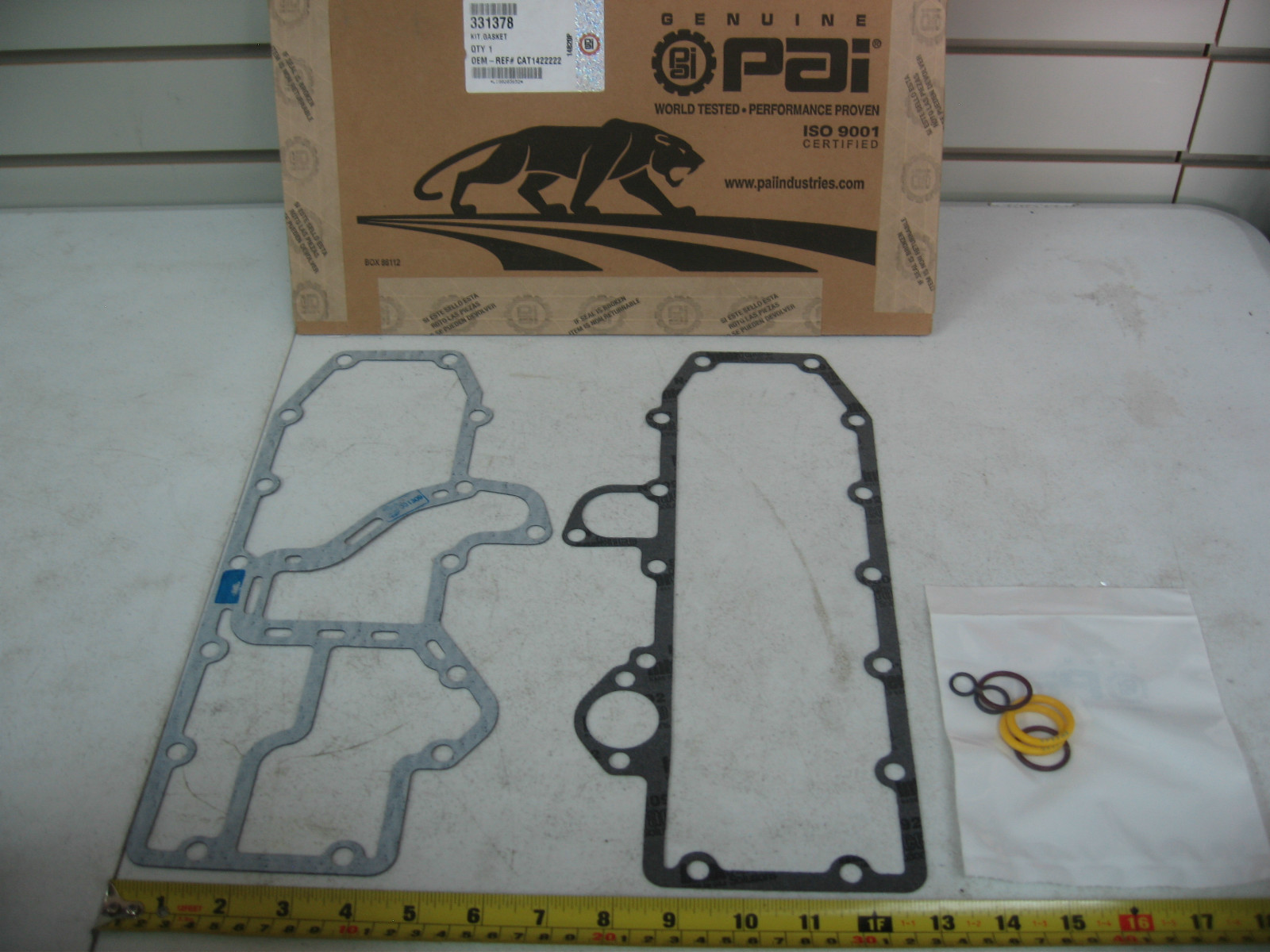 Oil Cooler Gasket Kit for Caterpillar 3126. PAI 331378 Ref. 1422222